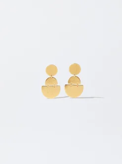 PARFOIS Pendientes Bañados En Oro De 18 Quilates Dorado Flash Sale