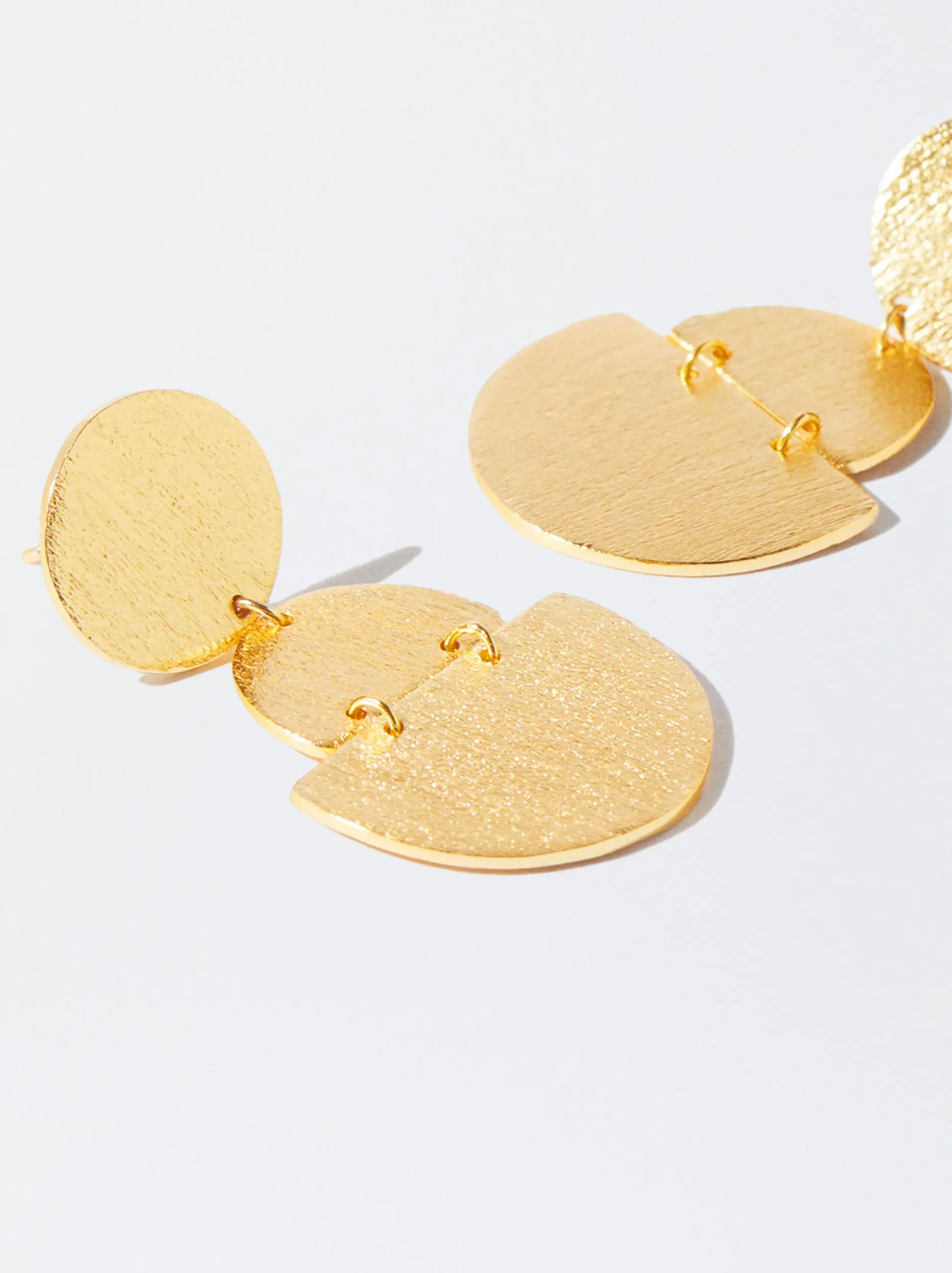 PARFOIS Pendientes Bañados En Oro De 18 Quilates Dorado Flash Sale