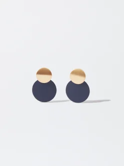 PARFOIS Pendientes Bicolor Azul Online