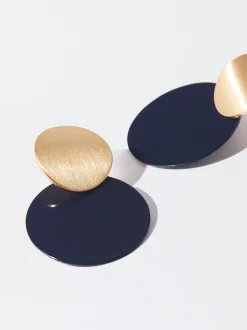 PARFOIS Pendientes Bicolor Azul Online