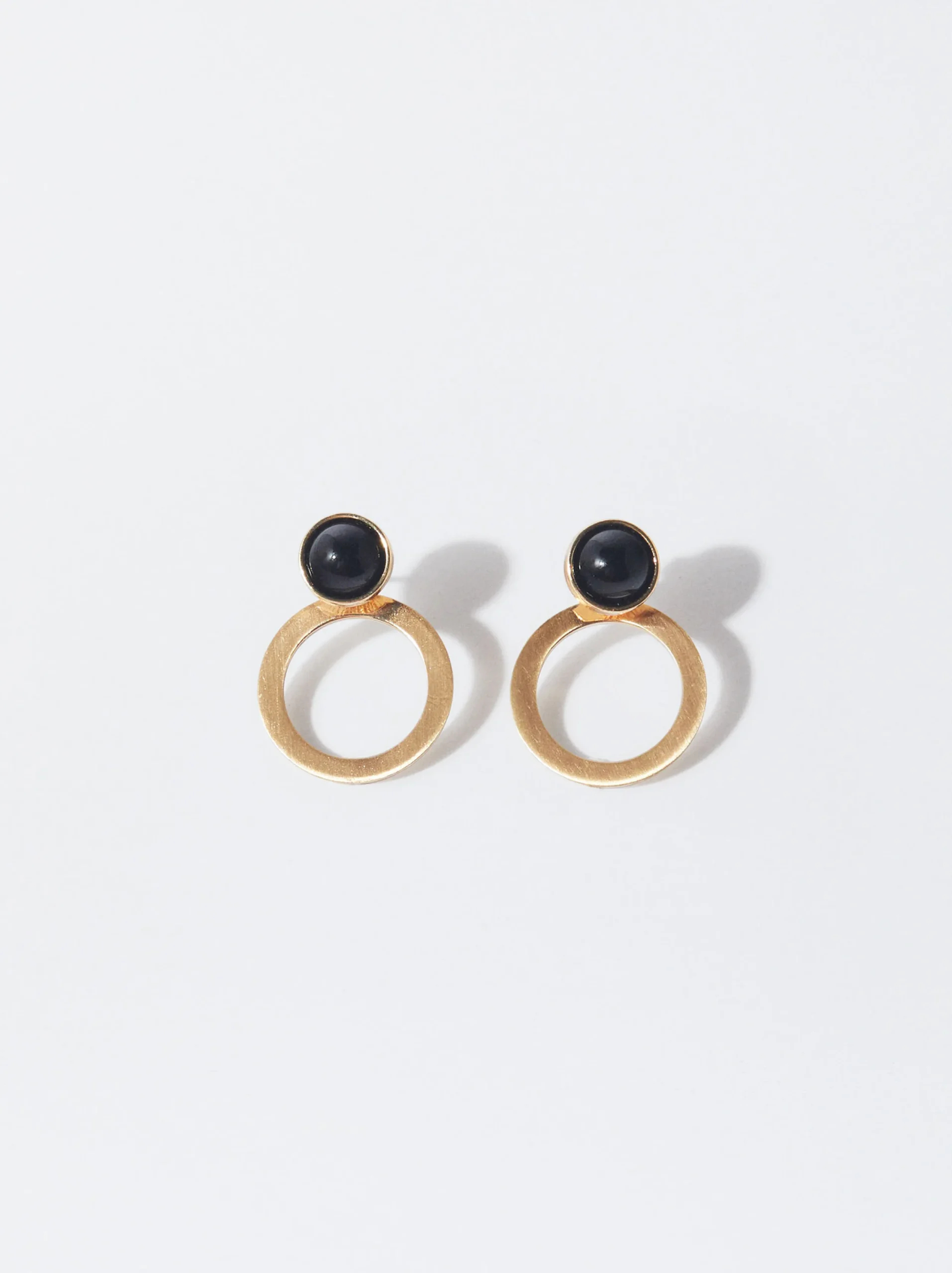PARFOIS Pendientes Bicolor Negro Outlet