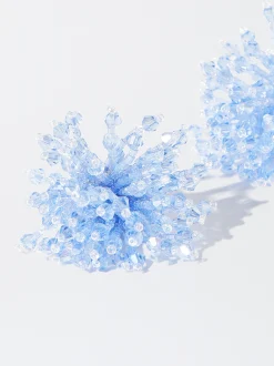 PARFOIS Pendientes Con Abalorios Azul Sale