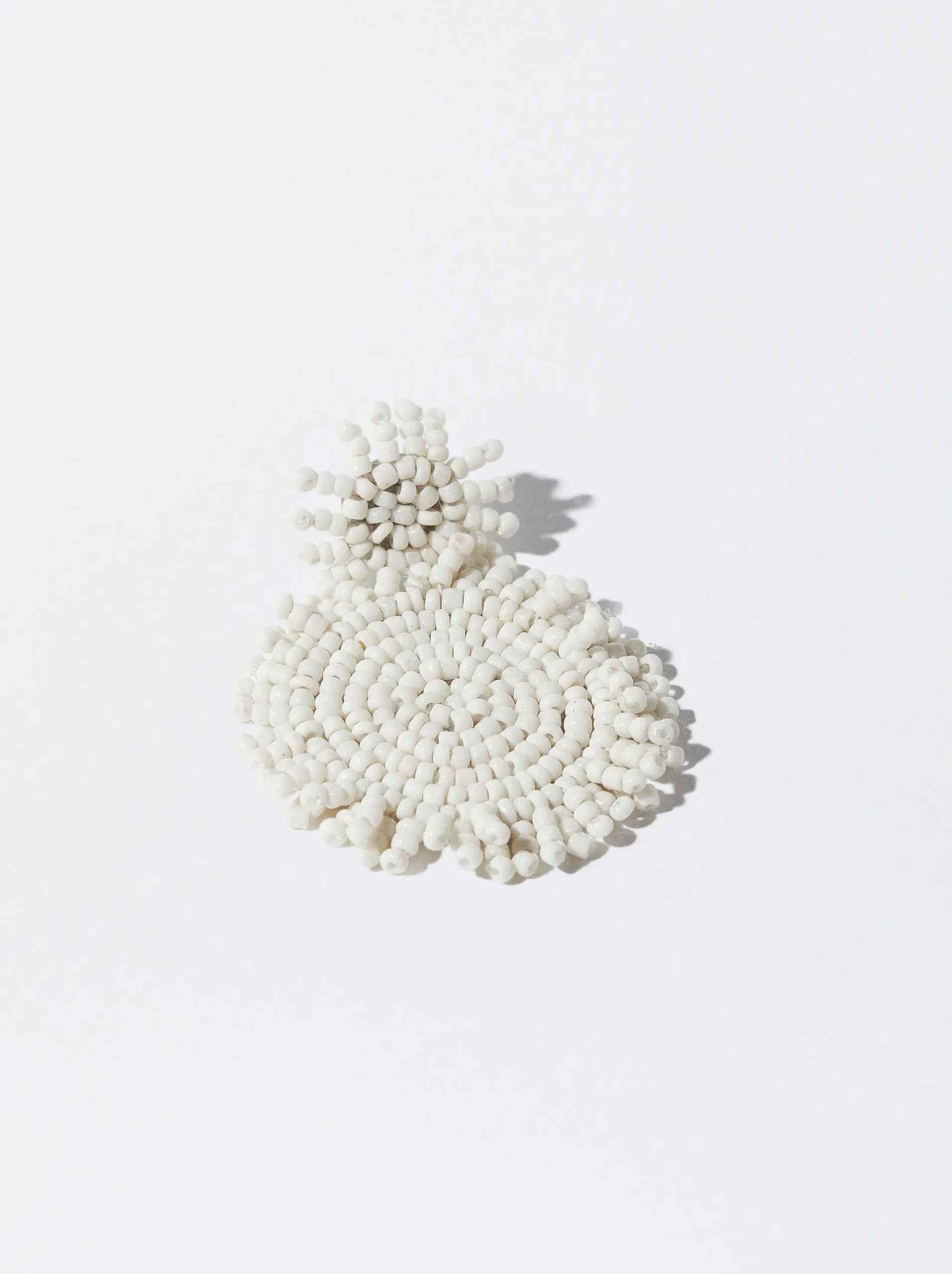 PARFOIS Pendientes Con Abalorios Blanco Clearance