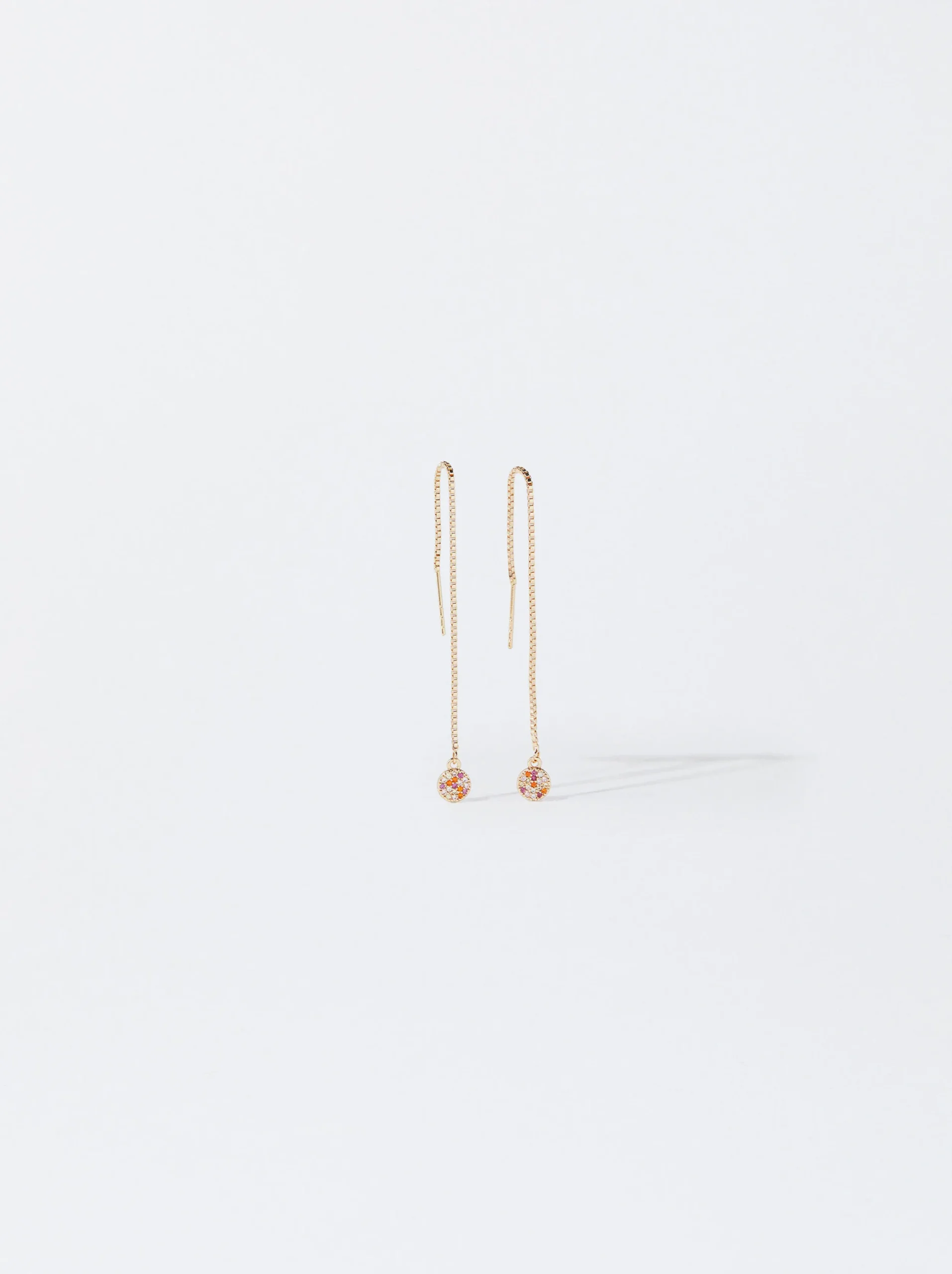 PARFOIS Pendientes Con Circonitas Multicor Outlet