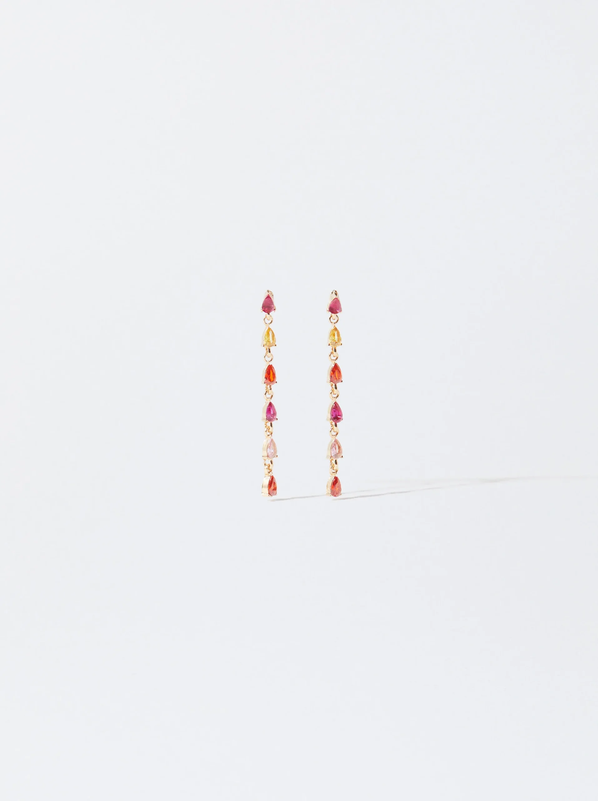PARFOIS Pendientes Con Circonitas Multicor Clearance