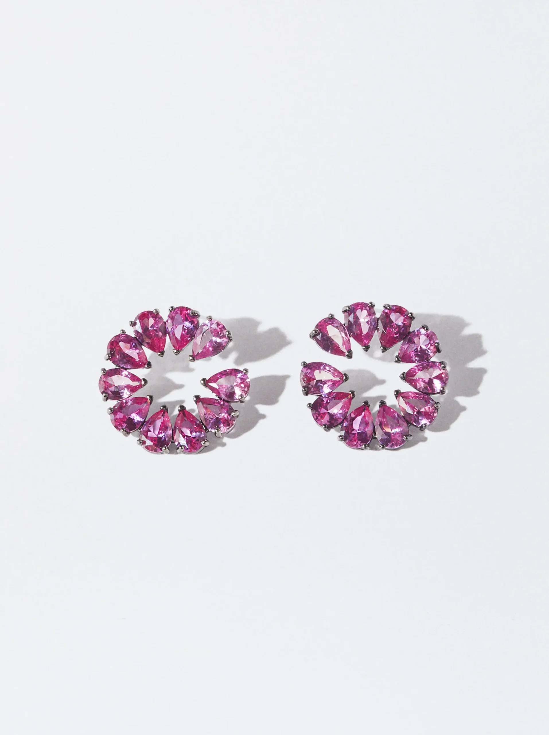 PARFOIS Pendientes Con Circonitas Multicor Sale