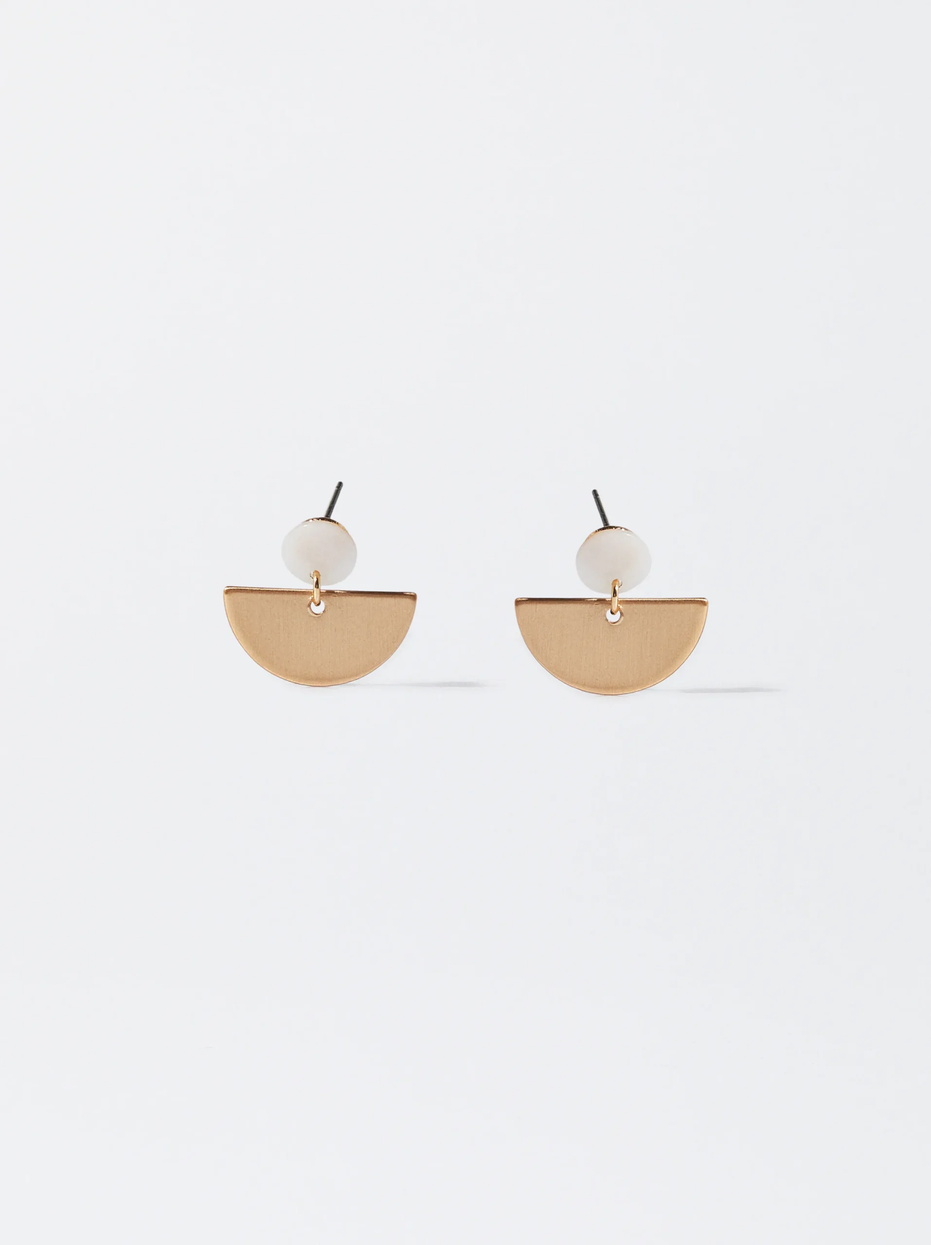 PARFOIS Pendientes Con Concha Dorado Cheap