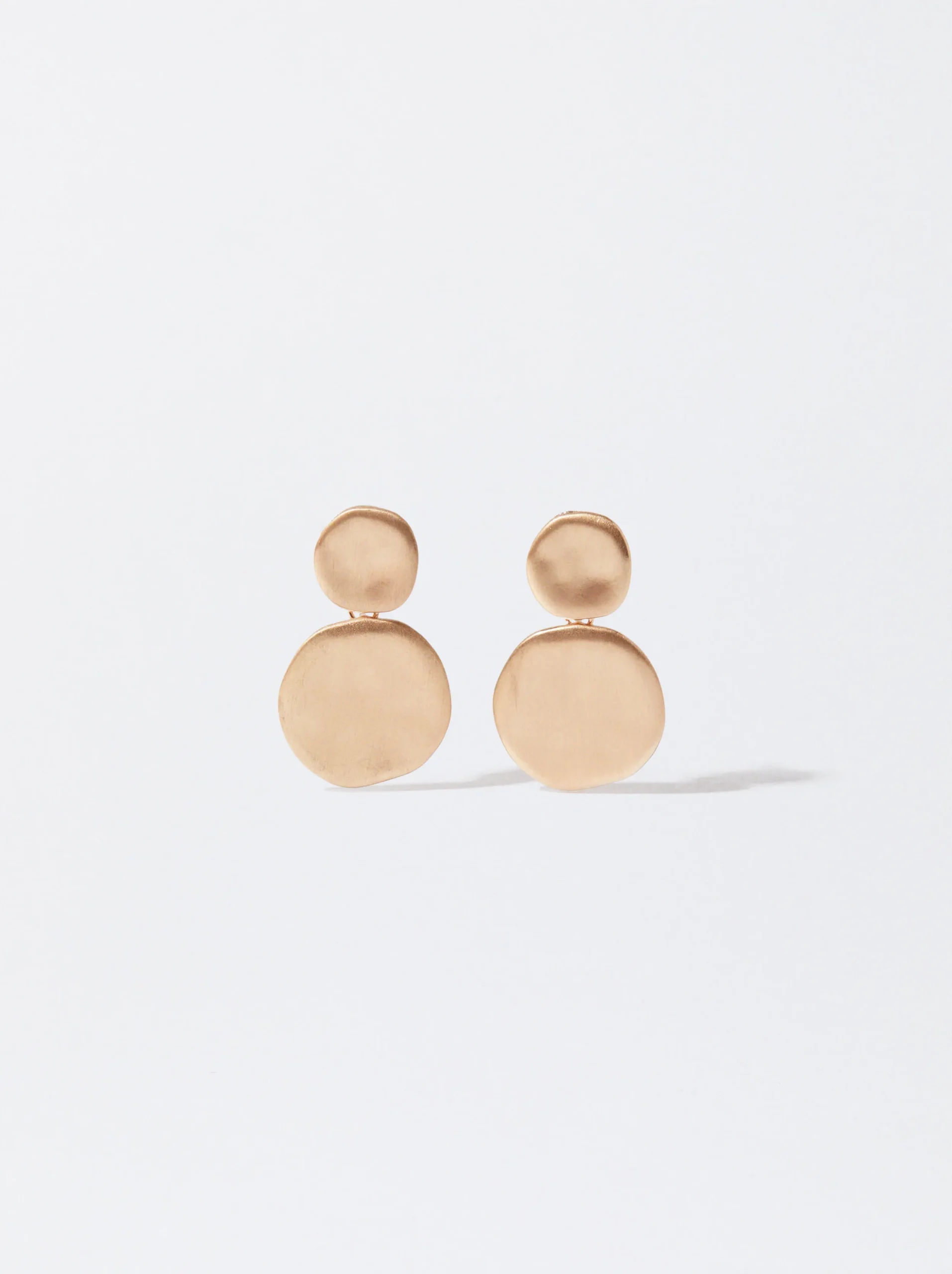 PARFOIS Pendientes Con Efecto Mate Dorado Shop