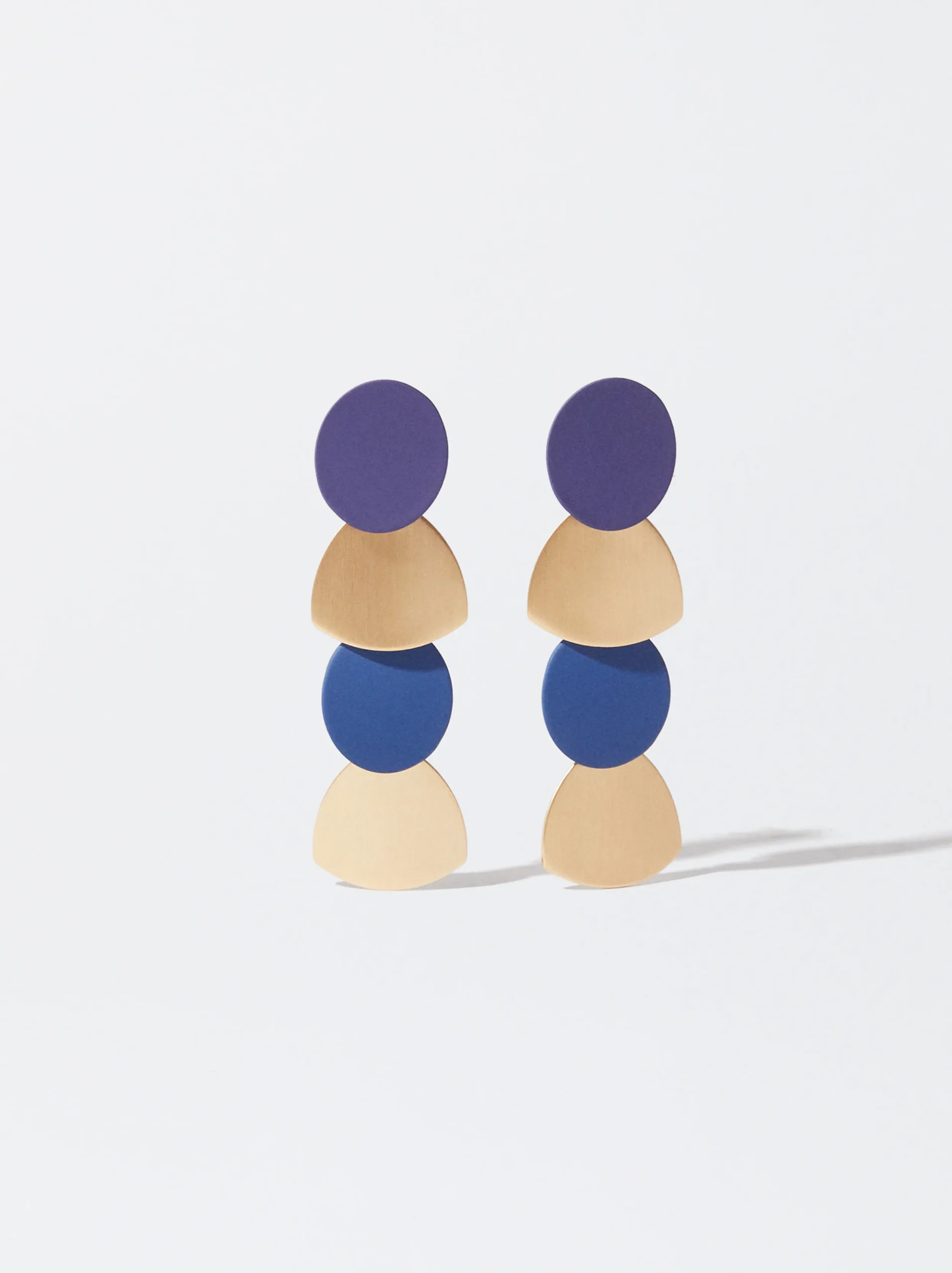 PARFOIS Pendientes Con Efecto Mate Multicor Cheap