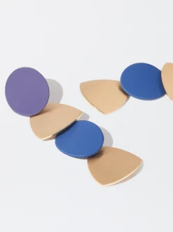 PARFOIS Pendientes Con Efecto Mate Multicor Cheap