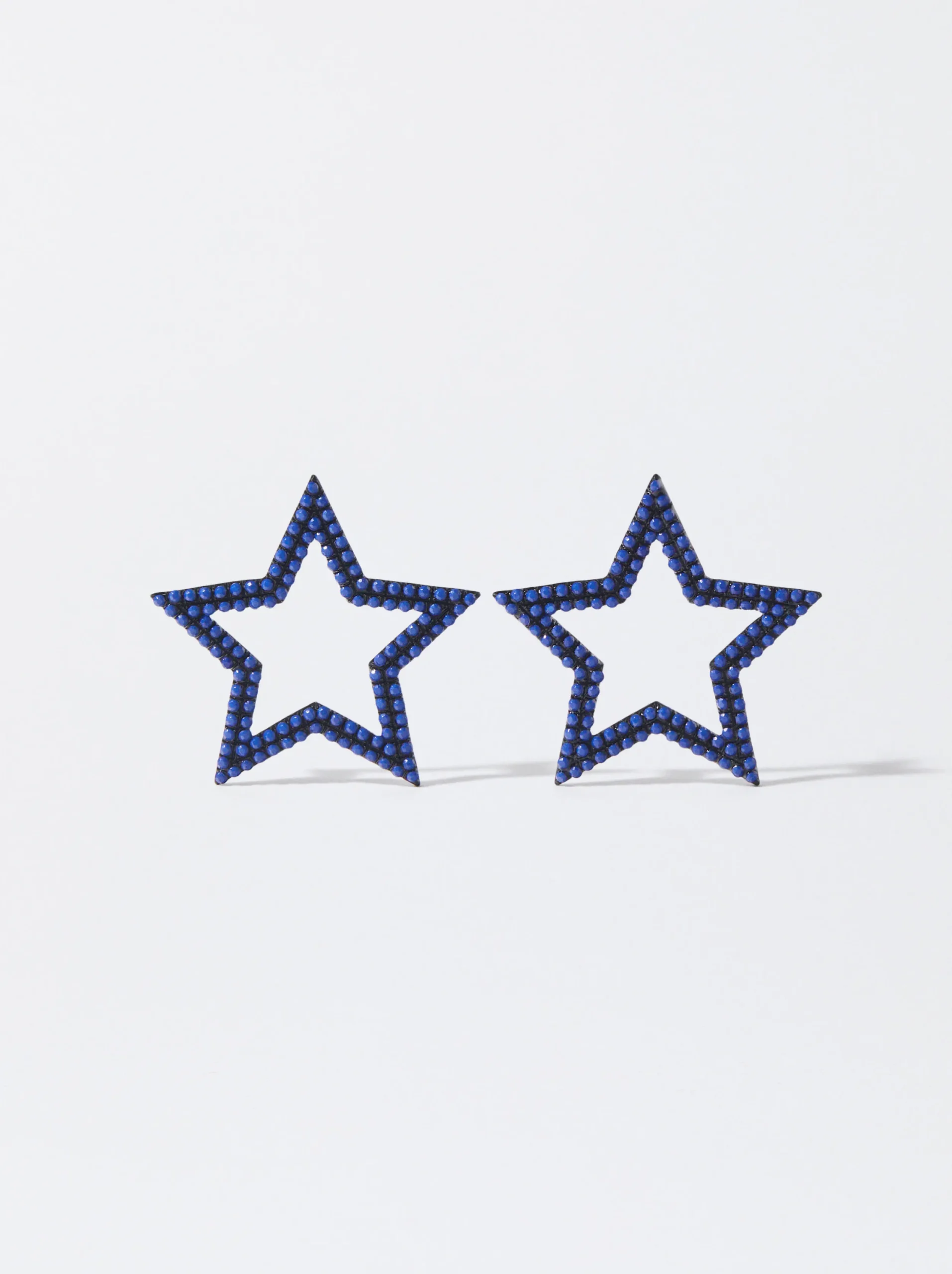 PARFOIS Pendientes Con Estrellas Azul Marino Hot