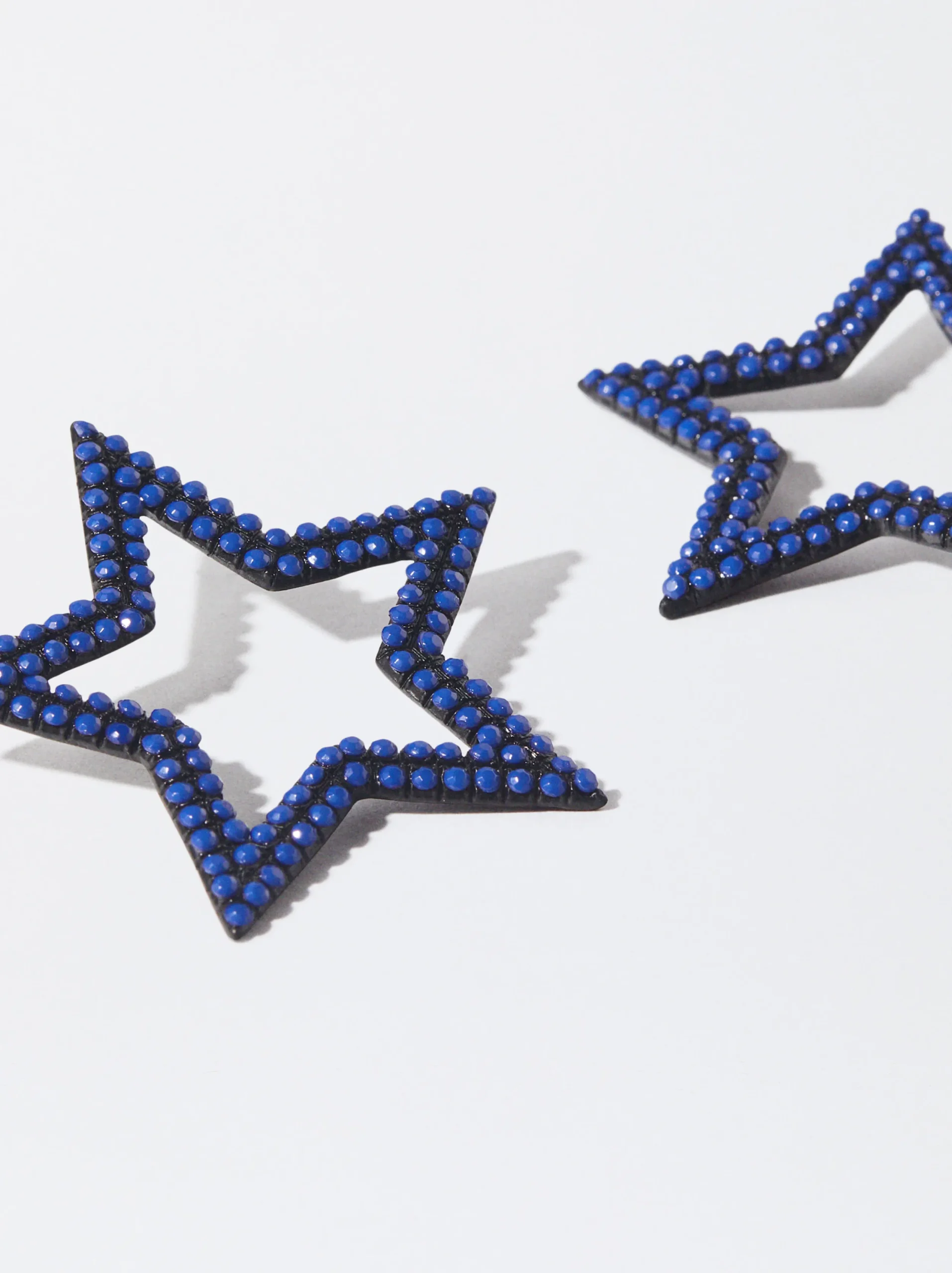 PARFOIS Pendientes Con Estrellas Azul Marino Hot