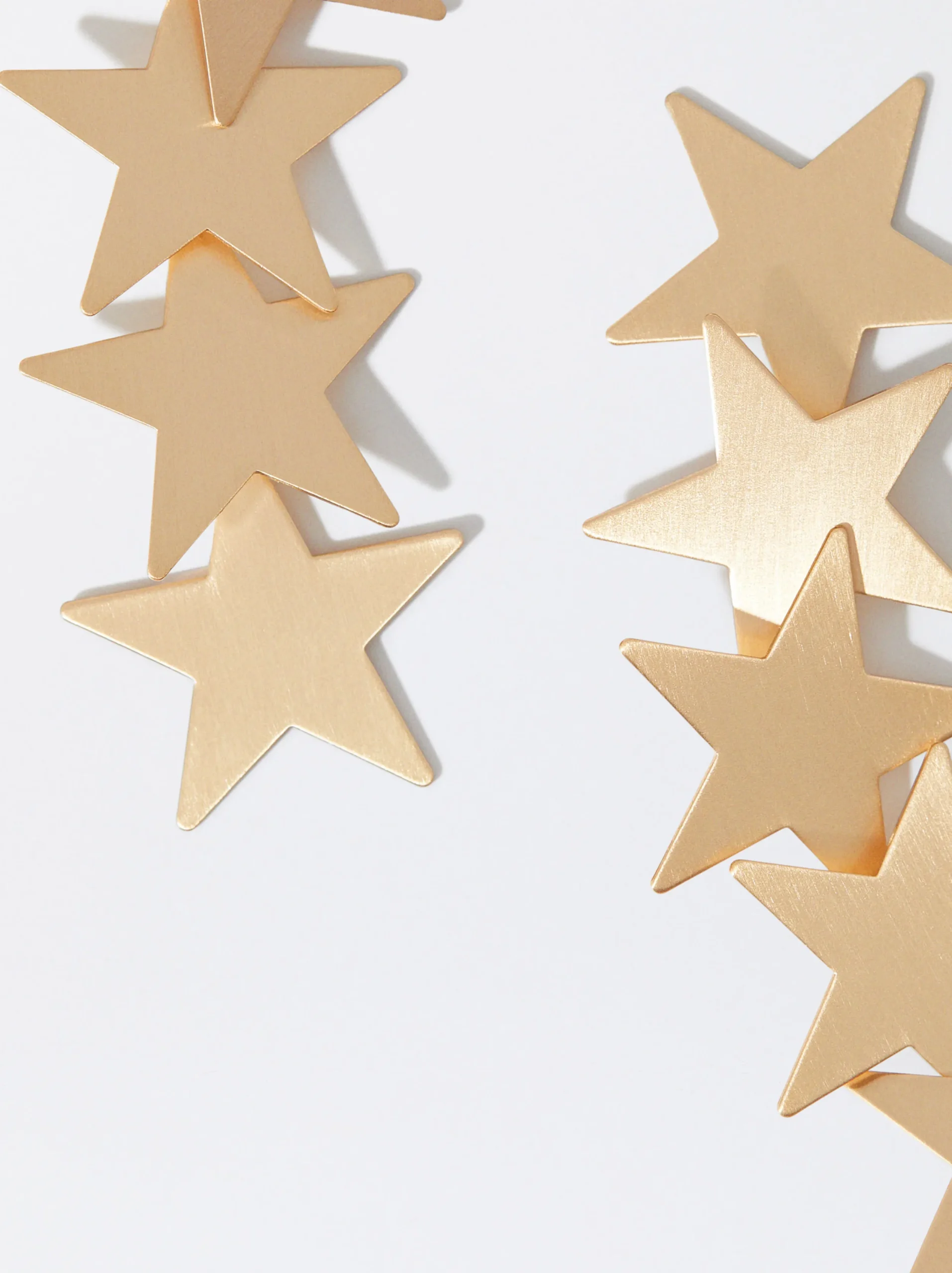 PARFOIS Pendientes Con Estrellas Dorado Best