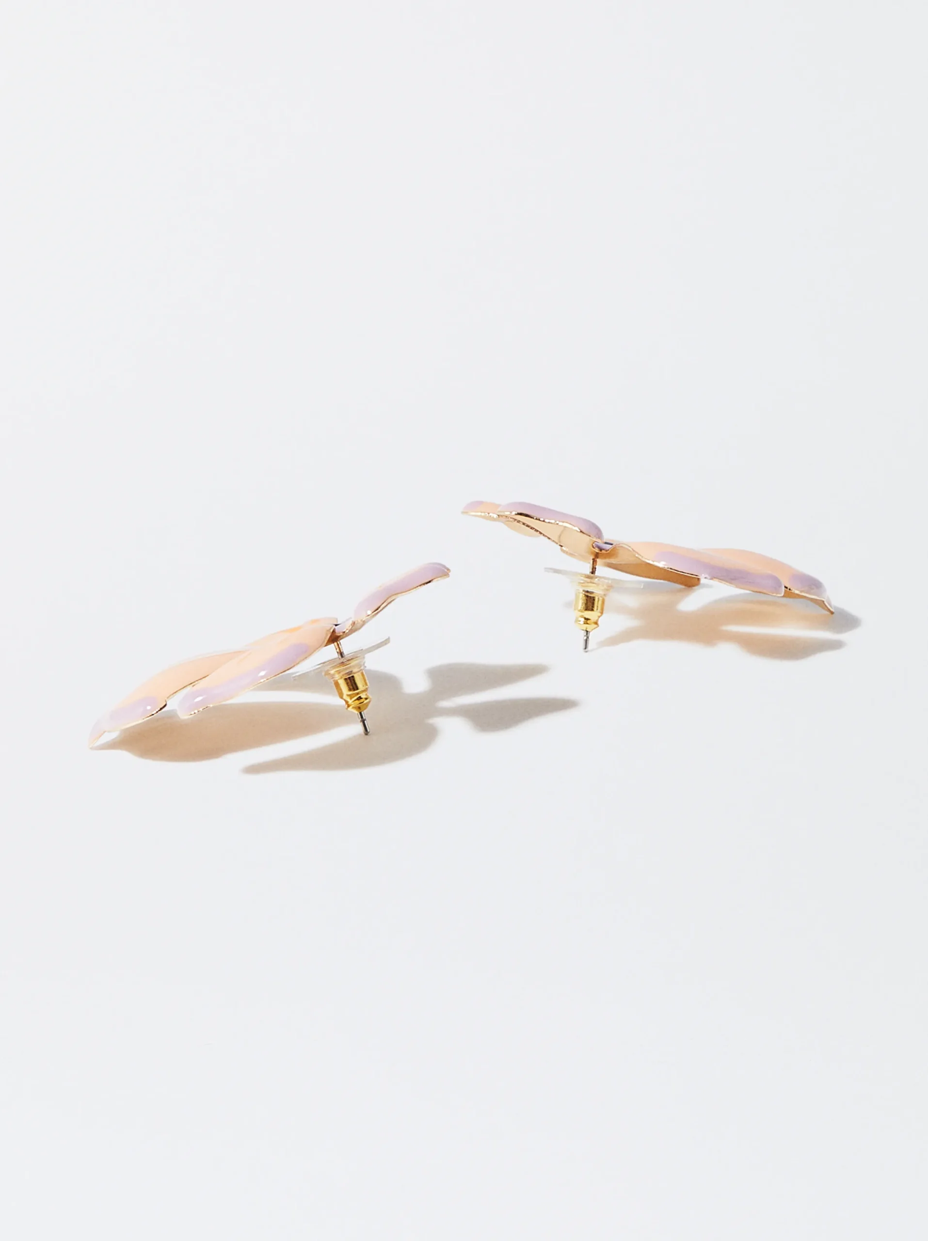 PARFOIS Pendientes Con Flor Naranja Cheap