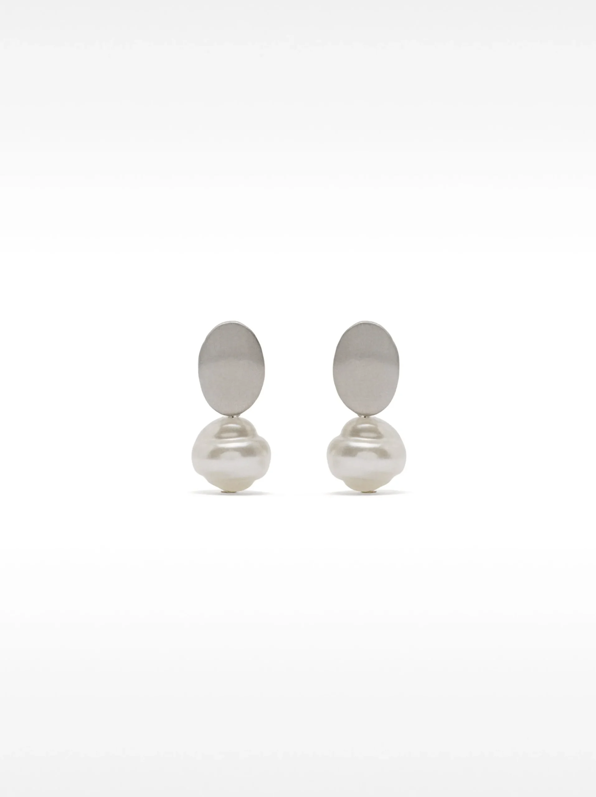 PARFOIS Pendientes Con Perlas Beige Best