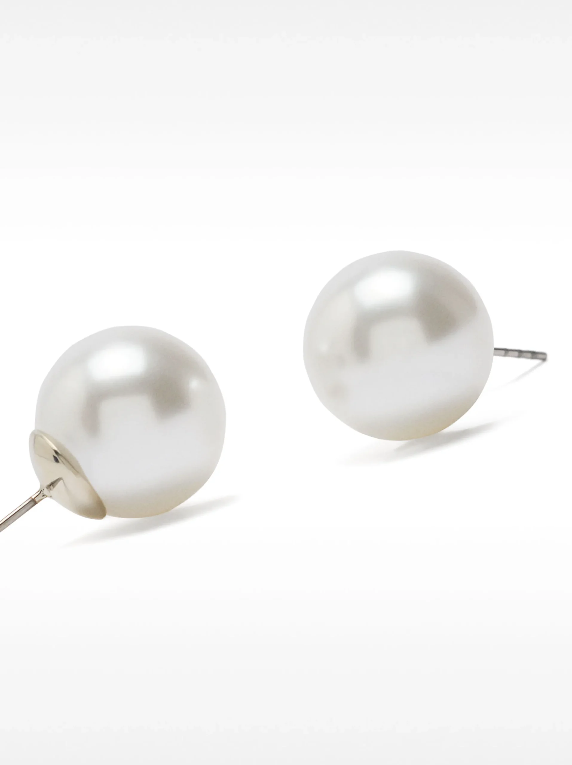 PARFOIS Pendientes Con Perlas Beige Hot