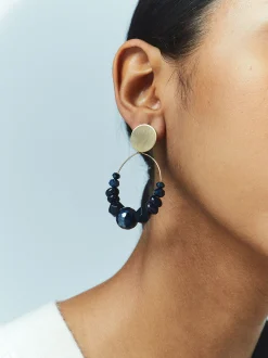PARFOIS Pendientes Con Piedra Multicor Online