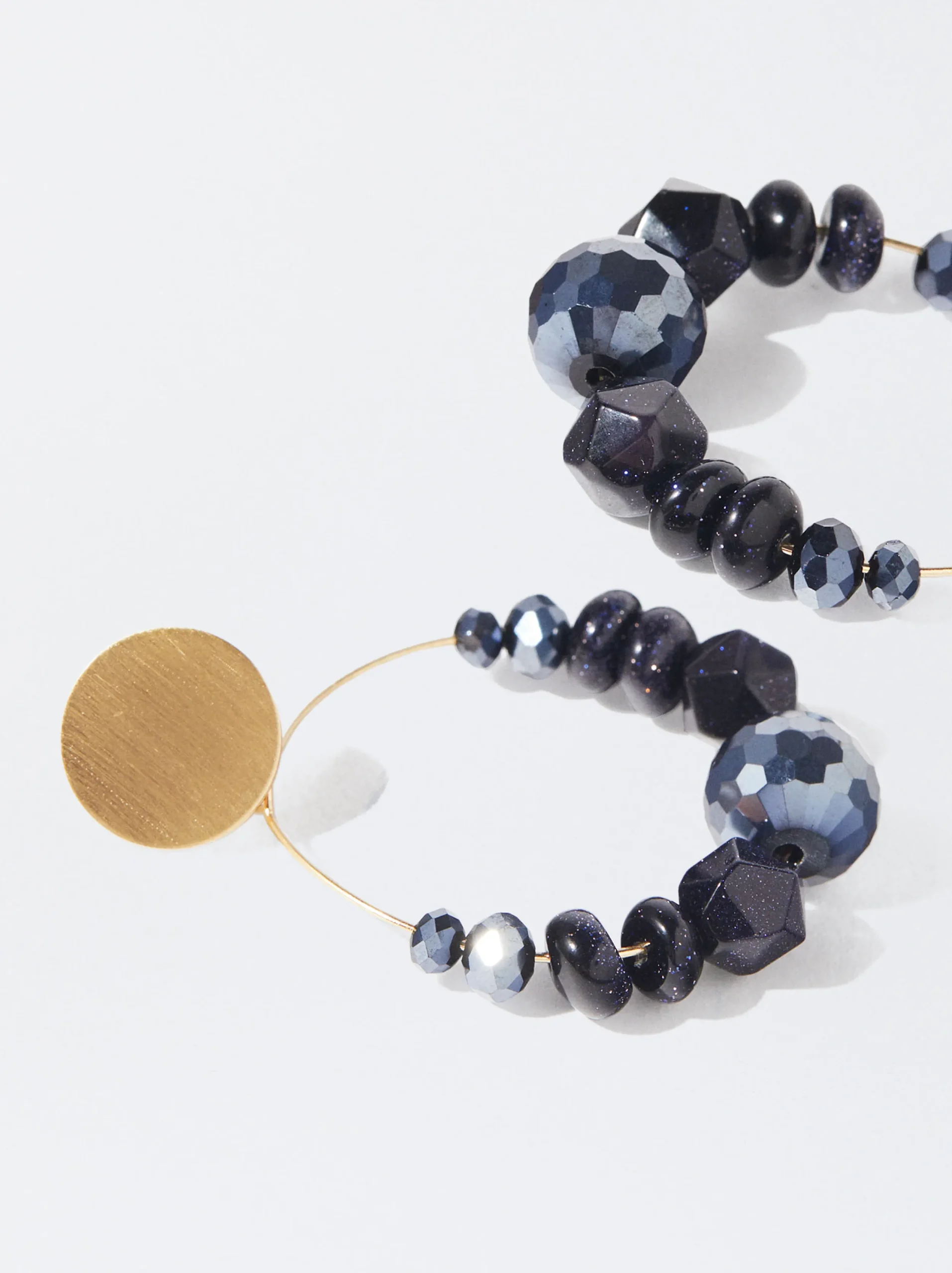 PARFOIS Pendientes Con Piedra Multicor Online