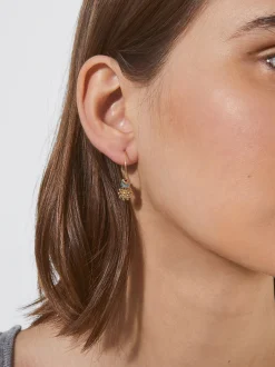 PARFOIS Pendientes Con Piedra Azul Hot