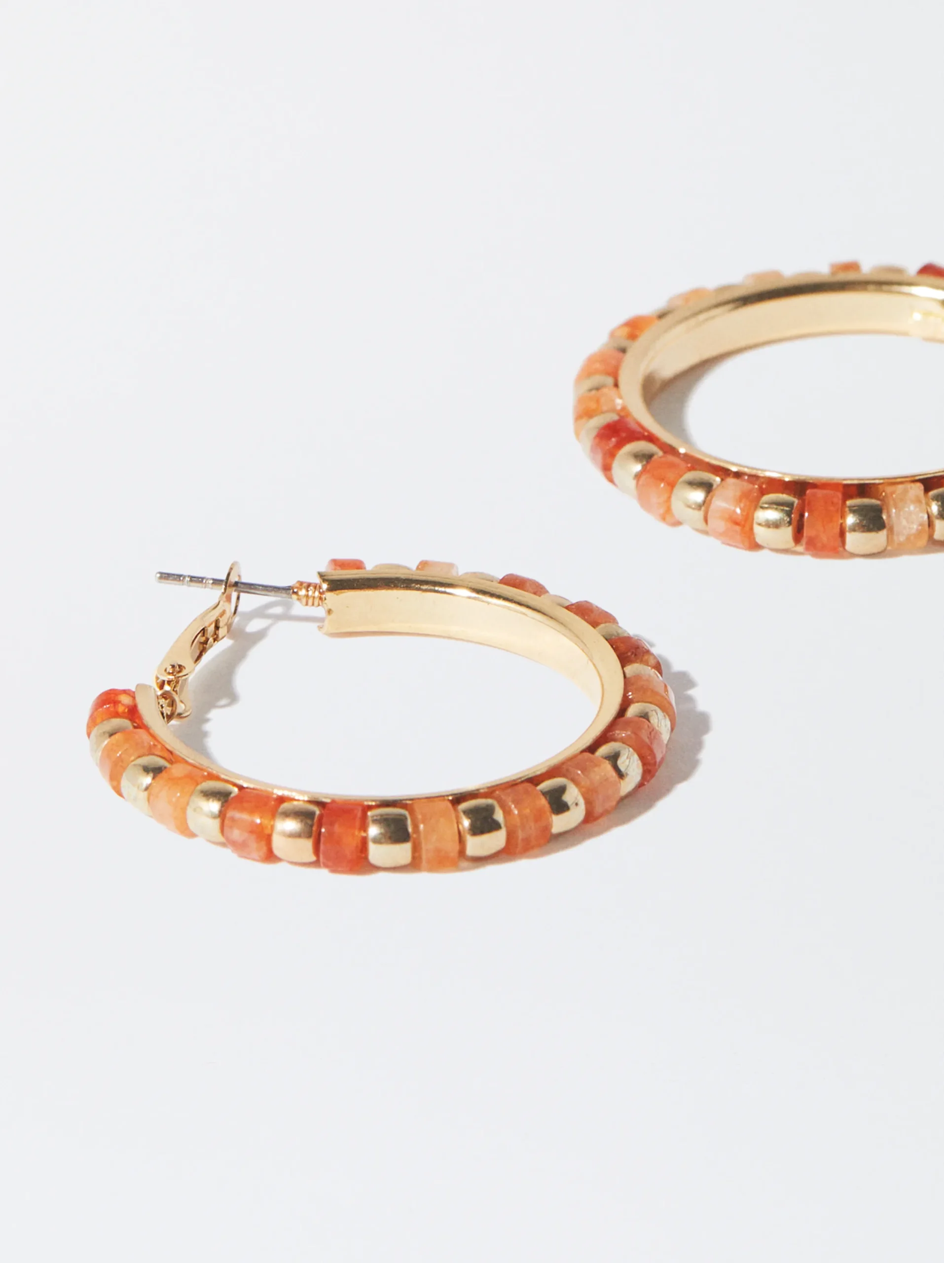 PARFOIS Pendientes Con Piedras Multicor Sale