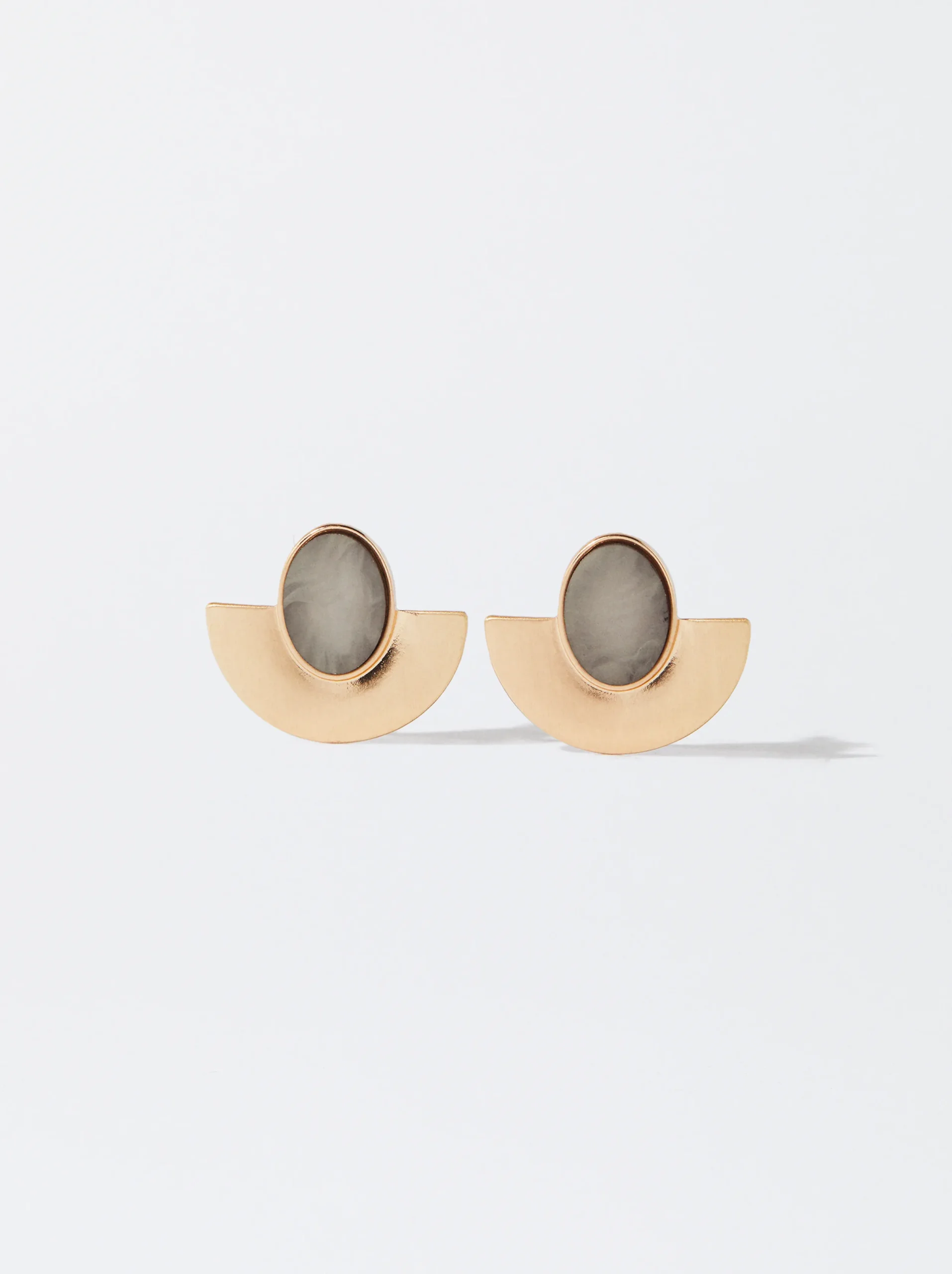 PARFOIS Pendientes Con Resina Naranja Best Sale