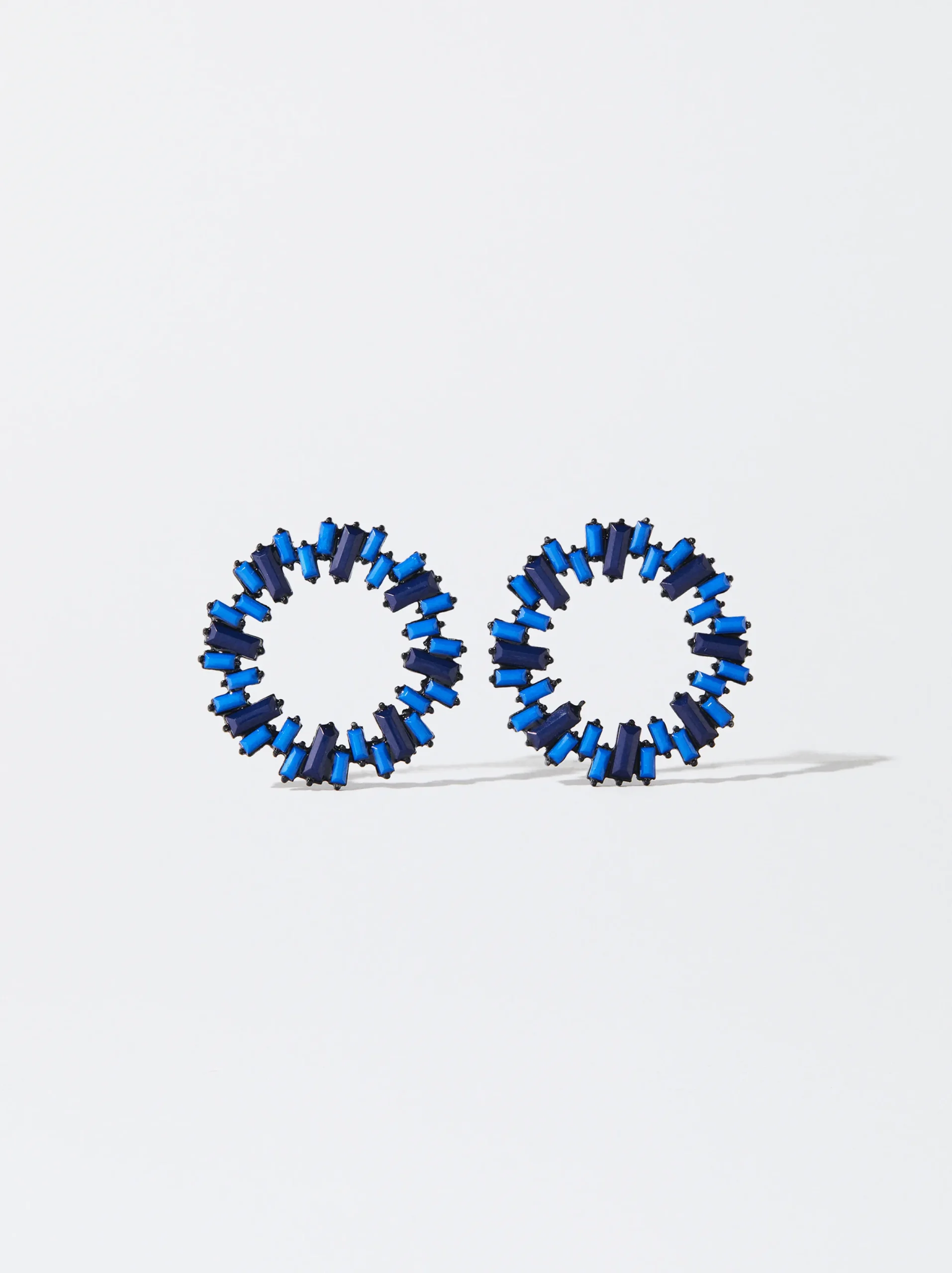 PARFOIS Pendientes Con Strass Multicor Discount