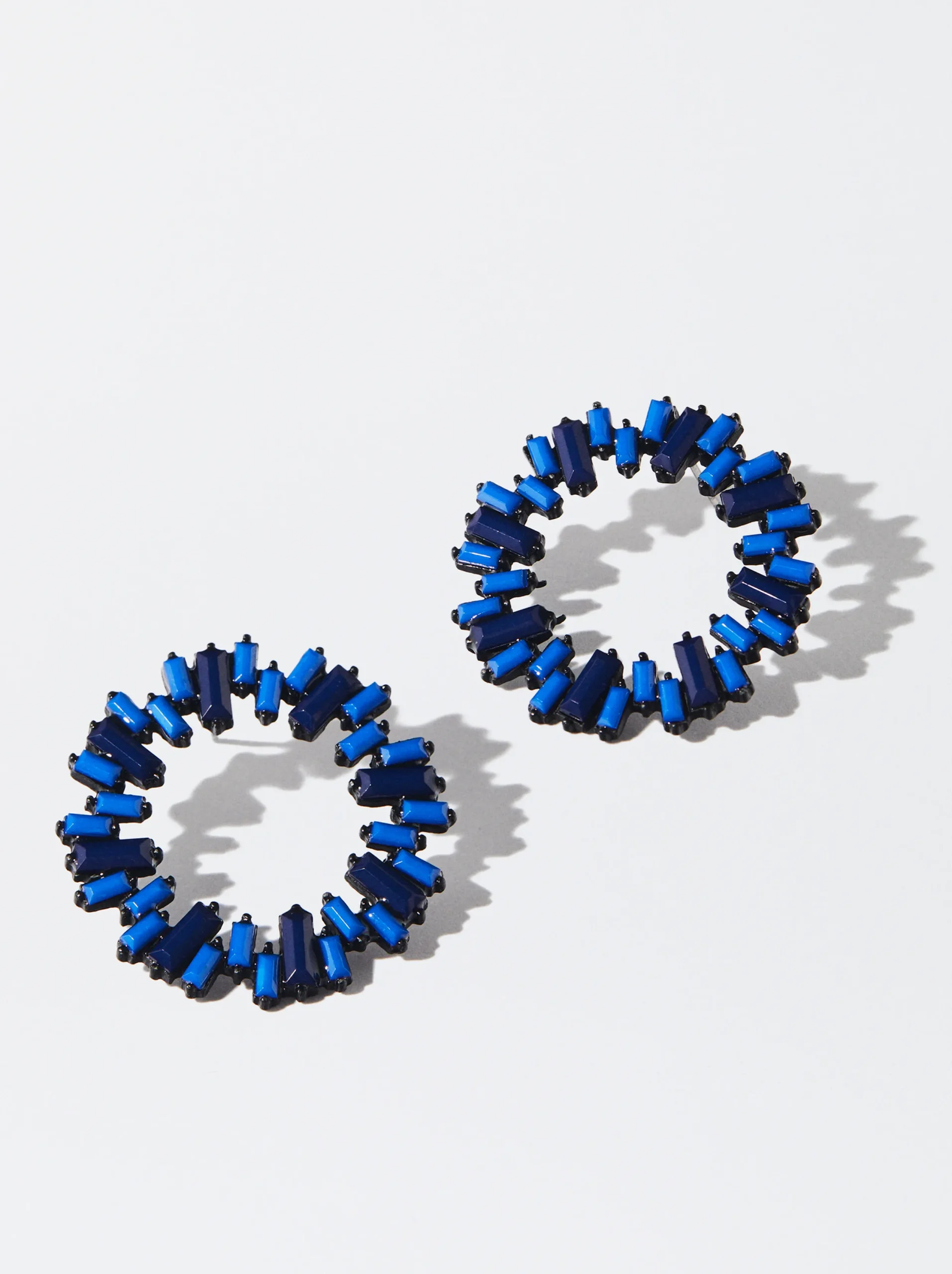 PARFOIS Pendientes Con Strass Multicor Discount