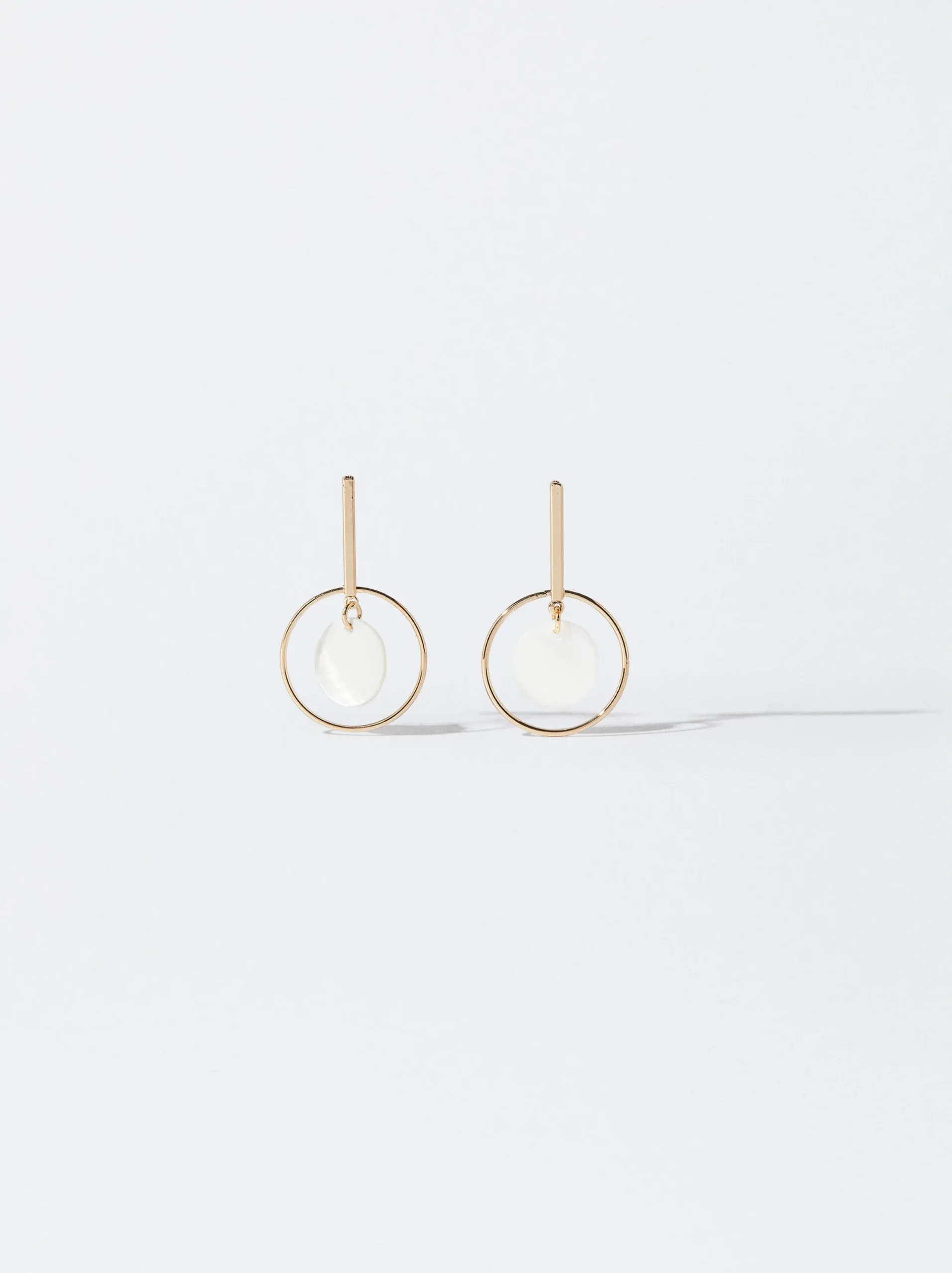 PARFOIS Pendientes Concha Dorado Discount