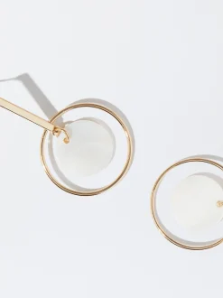 PARFOIS Pendientes Concha Dorado Discount