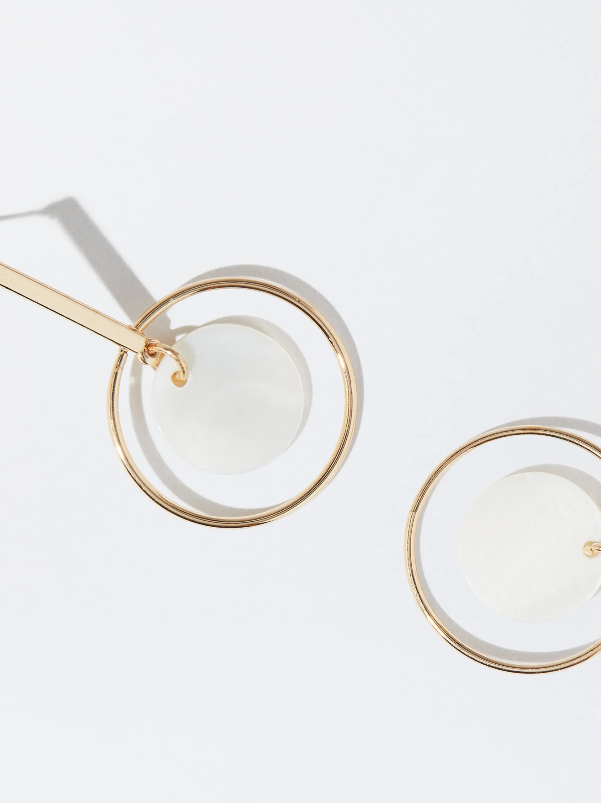 PARFOIS Pendientes Concha Dorado Discount