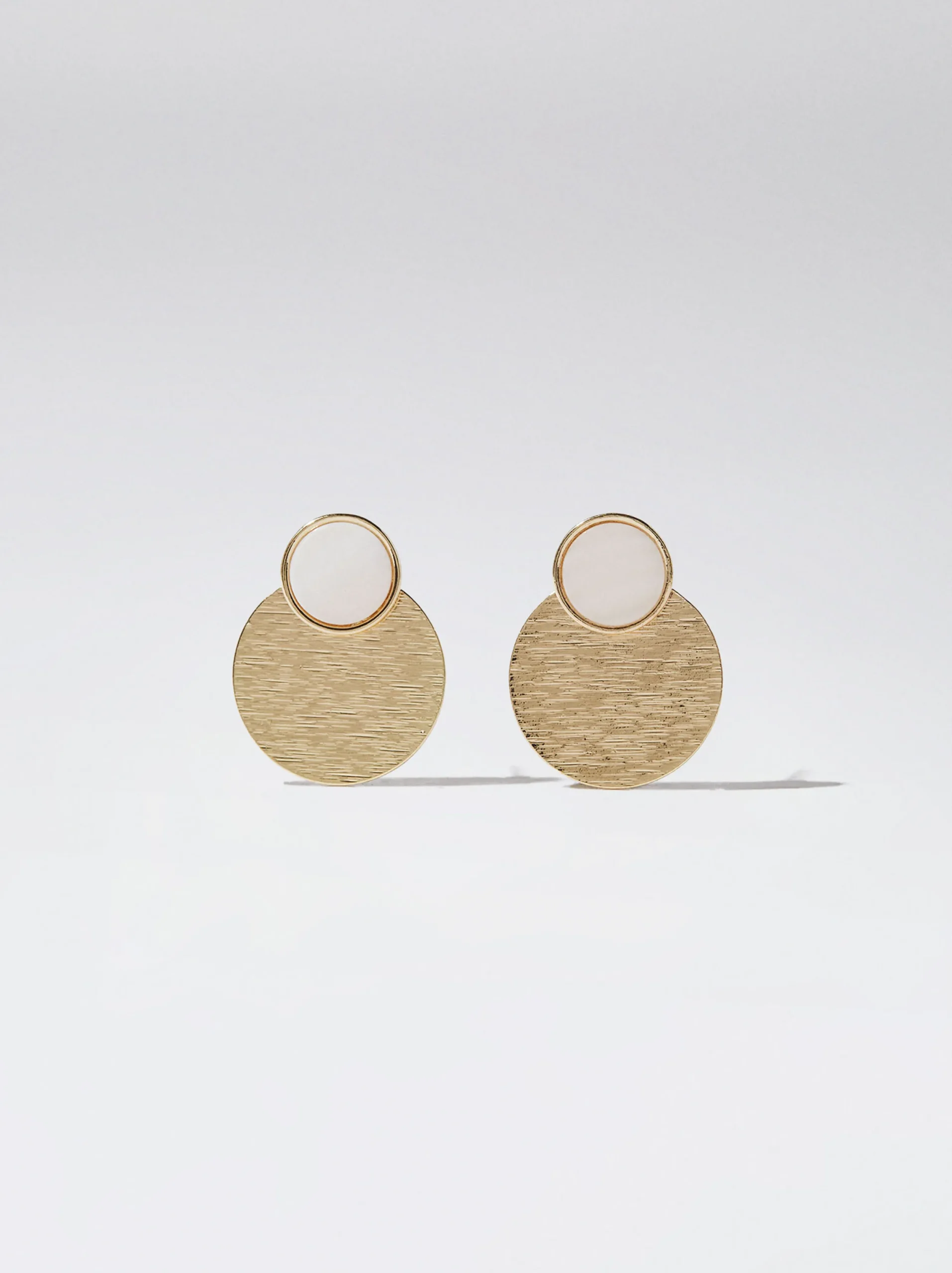 PARFOIS Pendientes Concha Dorado New