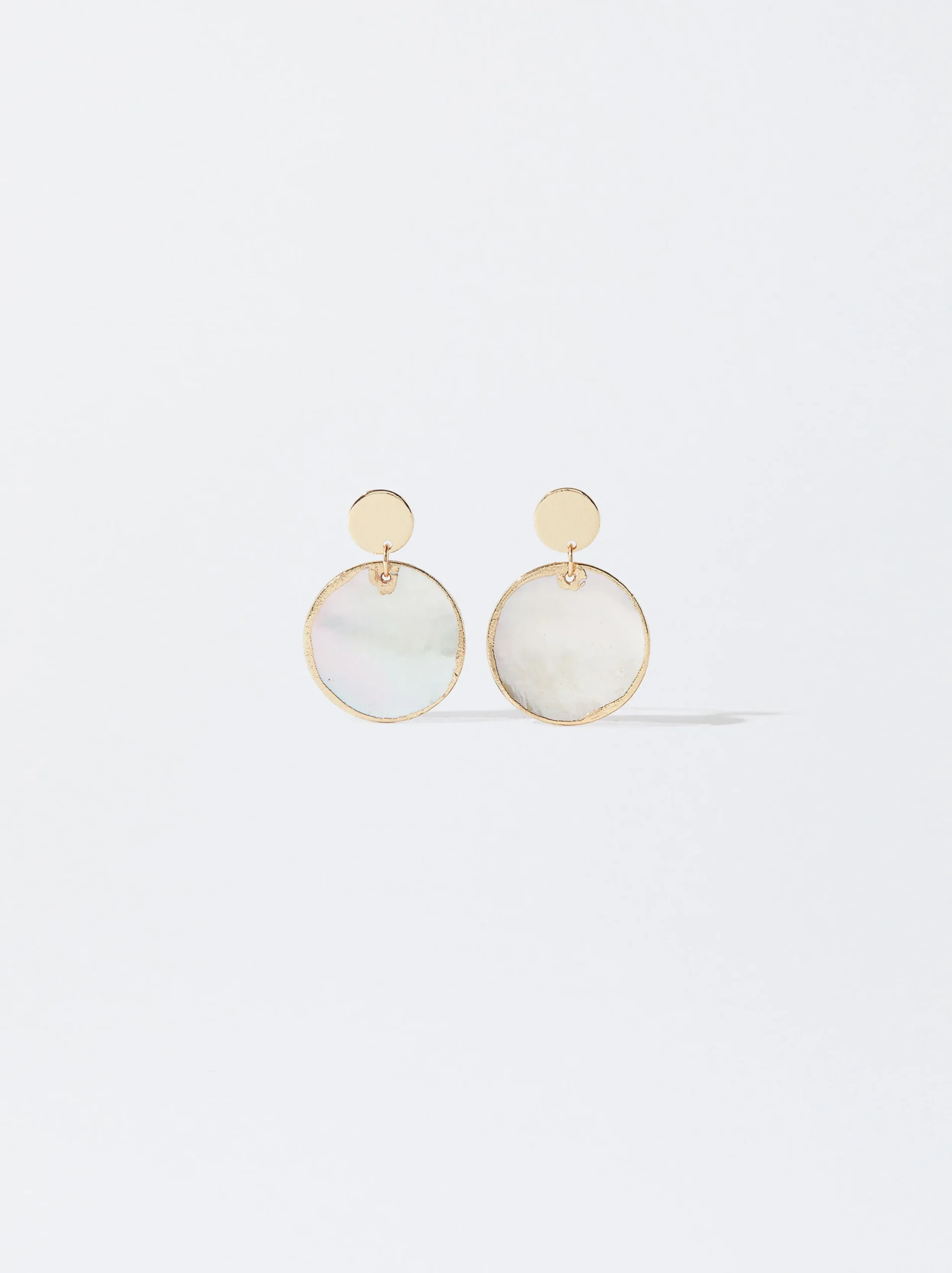 PARFOIS Pendientes Concha Dorado Best