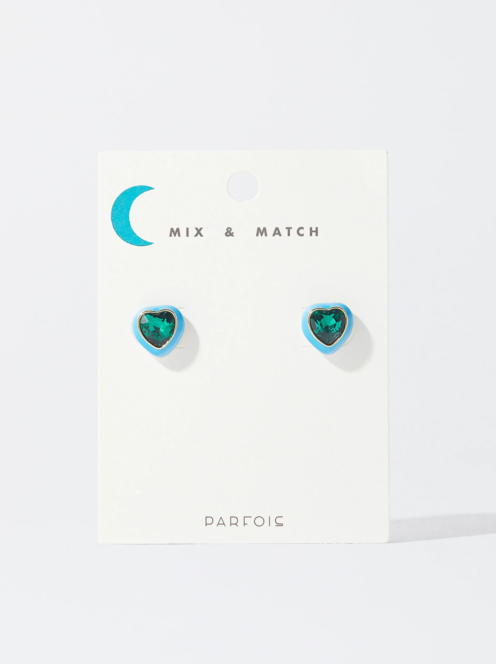 PARFOIS Pendientes Corazón Azul Cheap