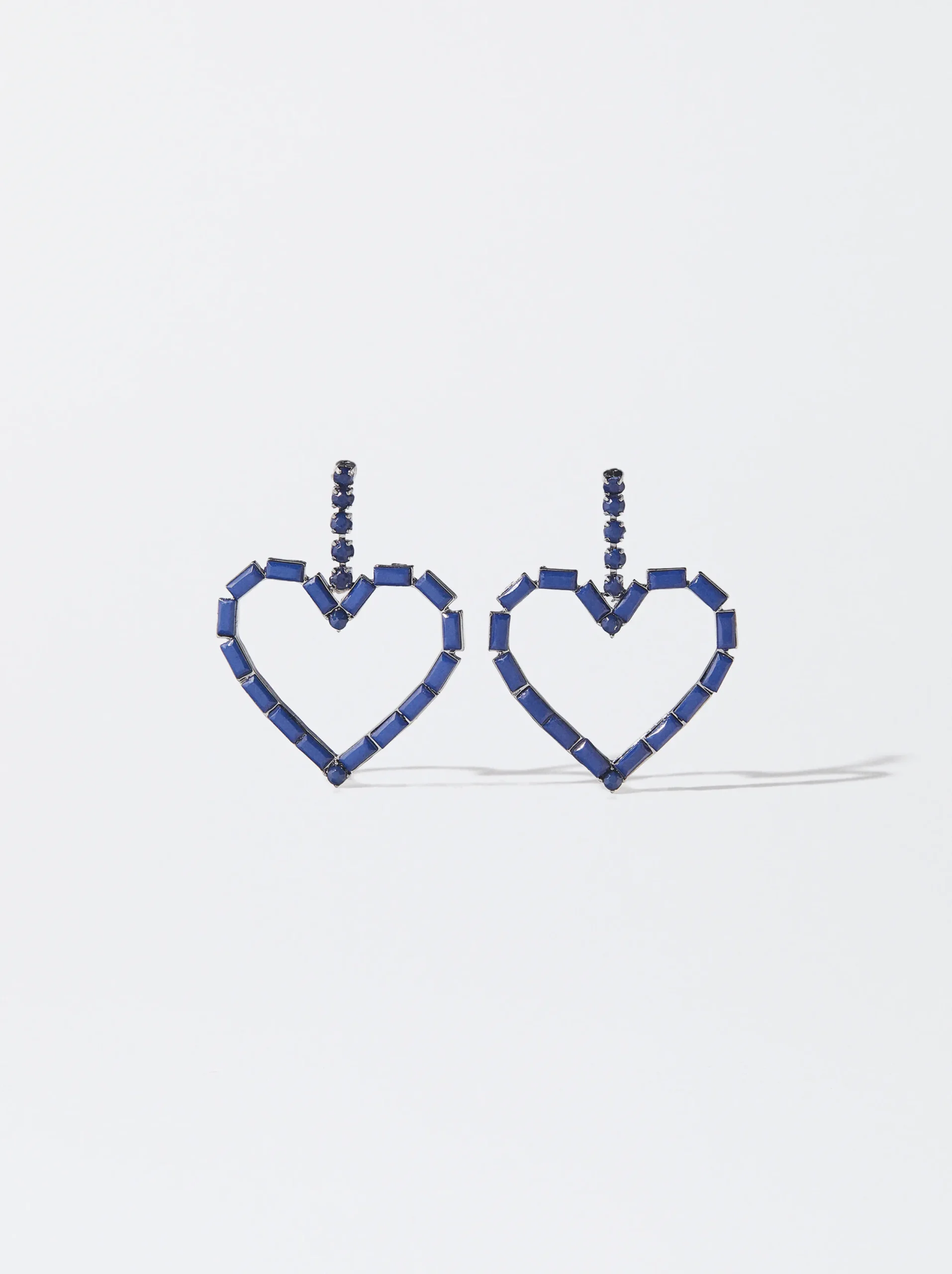 PARFOIS Pendientes Corazón Azul New