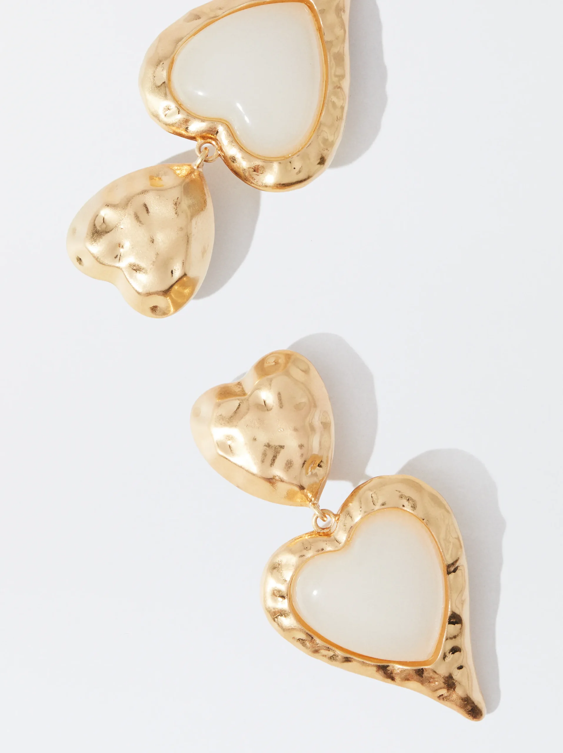 PARFOIS Pendientes Corazón Dorado Best Sale