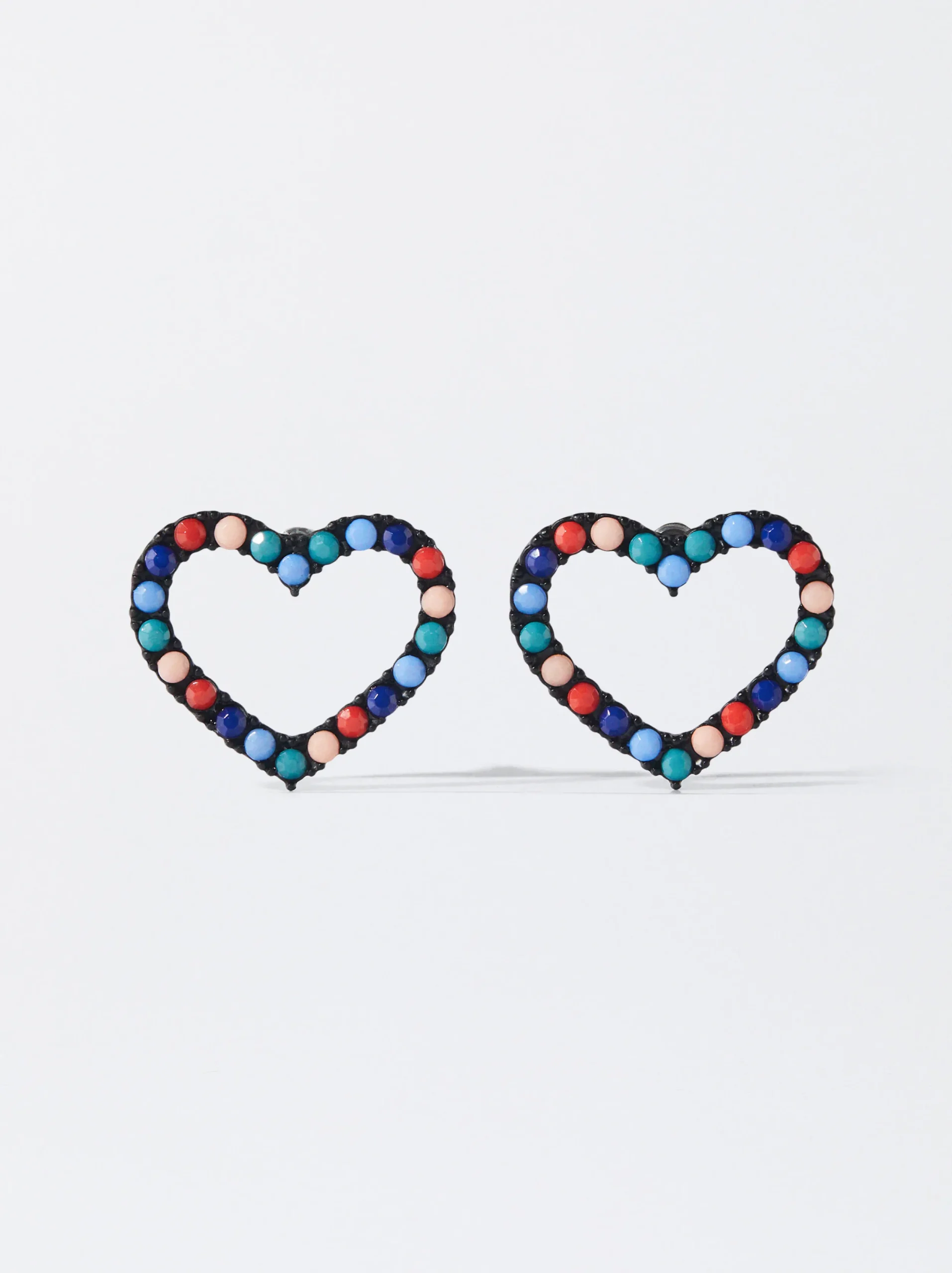 PARFOIS Pendientes Corazón Multicor Cheap