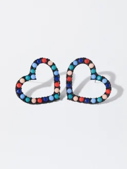 PARFOIS Pendientes Corazón Multicor Cheap