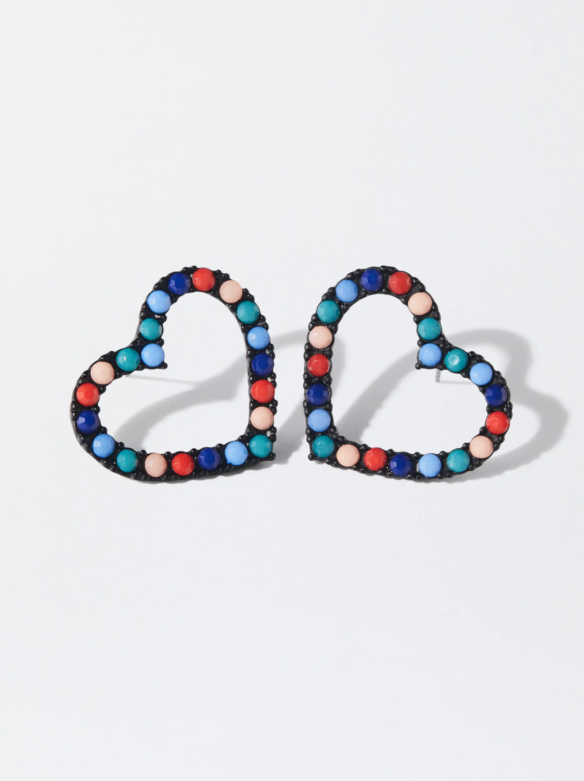 PARFOIS Pendientes Corazón Multicor Cheap