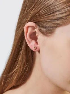 PARFOIS Pendientes Corazón Con Circonitas Multicor Fashion