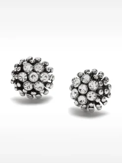 PARFOIS Pendientes Cortos Brillantes Plateado Sale