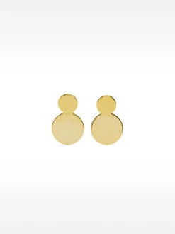 PARFOIS Pendientes Cortos Círculos Dorado Best