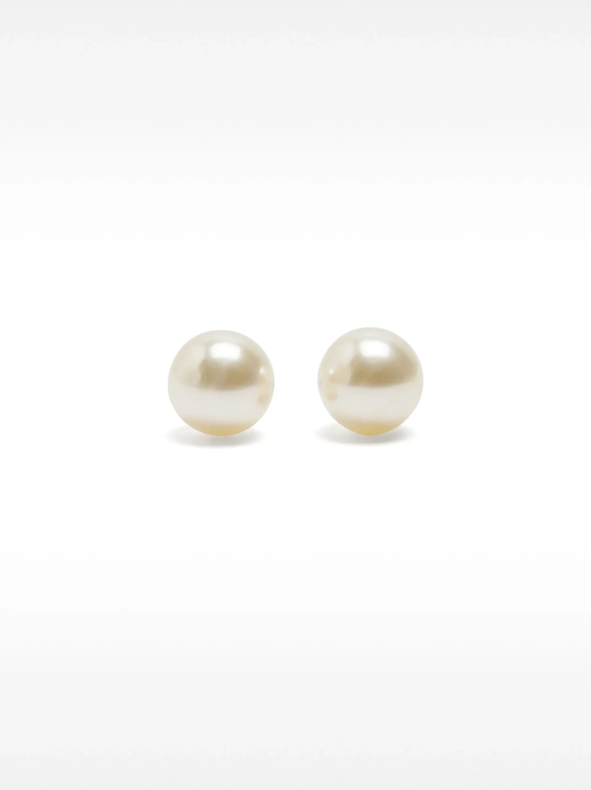 PARFOIS Pendientes Cortos Perla Beige Discount