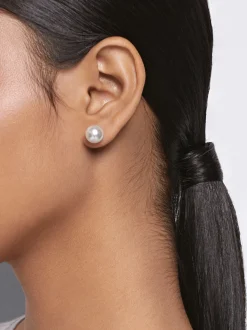 PARFOIS Pendientes Cortos Perla Beige Discount