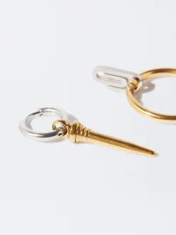 PARFOIS Pendientes De Acero Asimétricos Multicor Shop