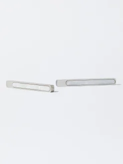PARFOIS Pendientes De Acero Con Concha Plateado Fashion