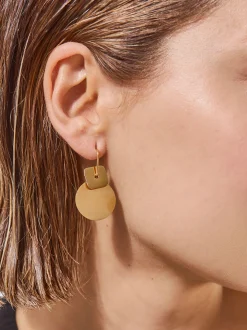 PARFOIS Pendientes De Acero s Dorado Discount