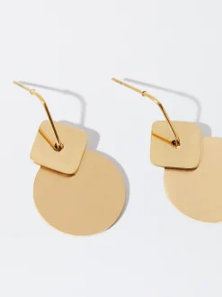 PARFOIS Pendientes De Acero s Dorado Discount