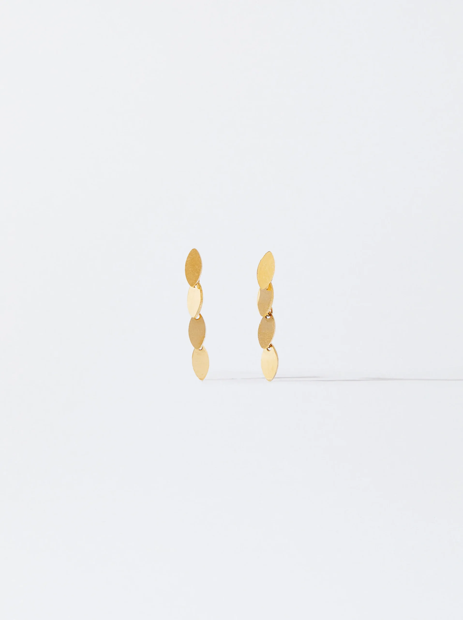 PARFOIS Pendientes De Acero s Dorado Hot
