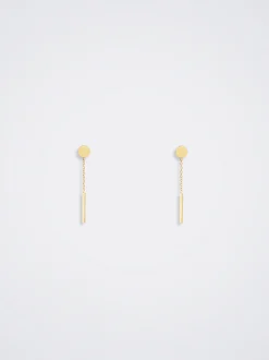 PARFOIS Pendientes De Acero s Dorado Online