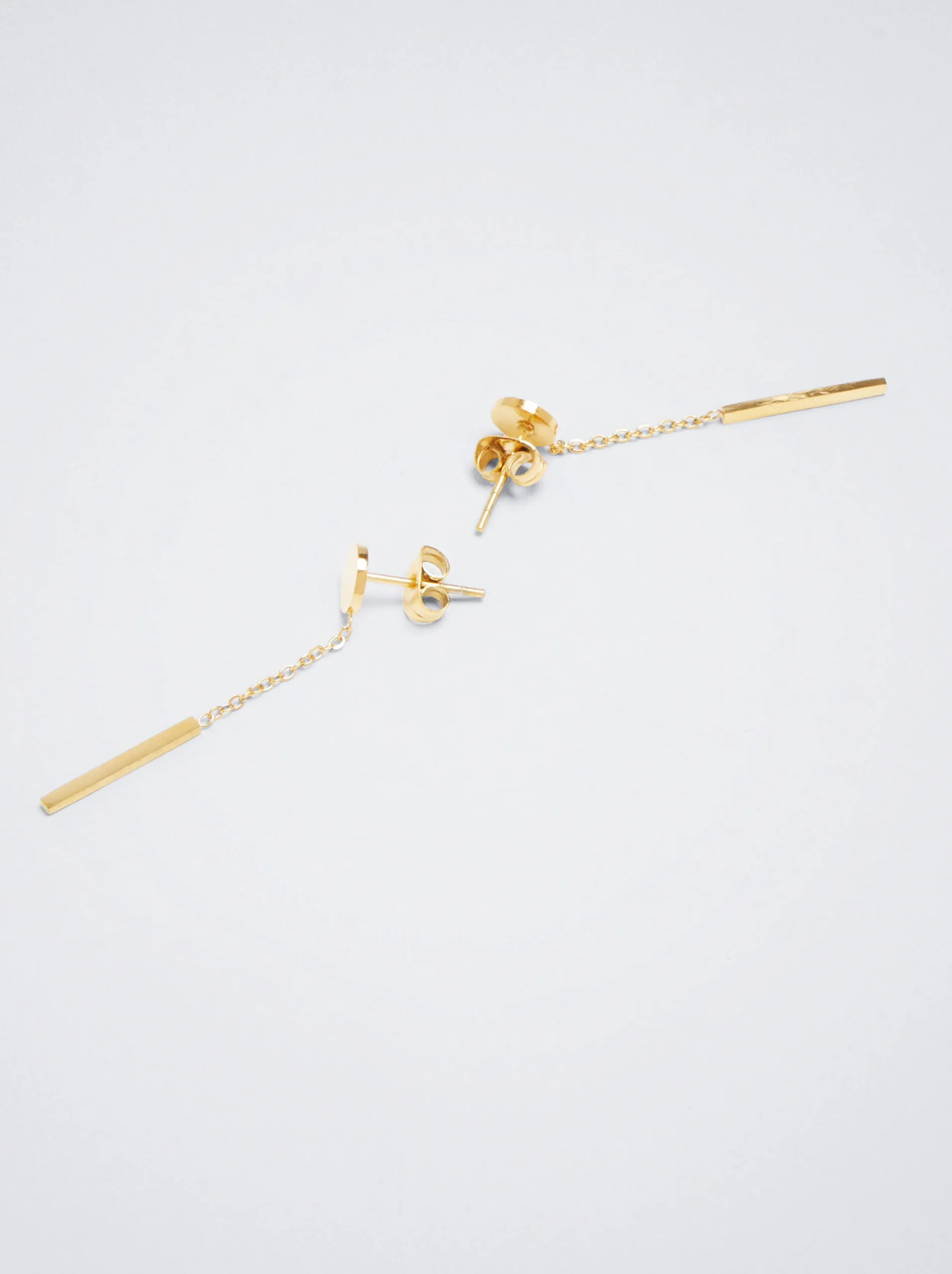 PARFOIS Pendientes De Acero s Dorado Online